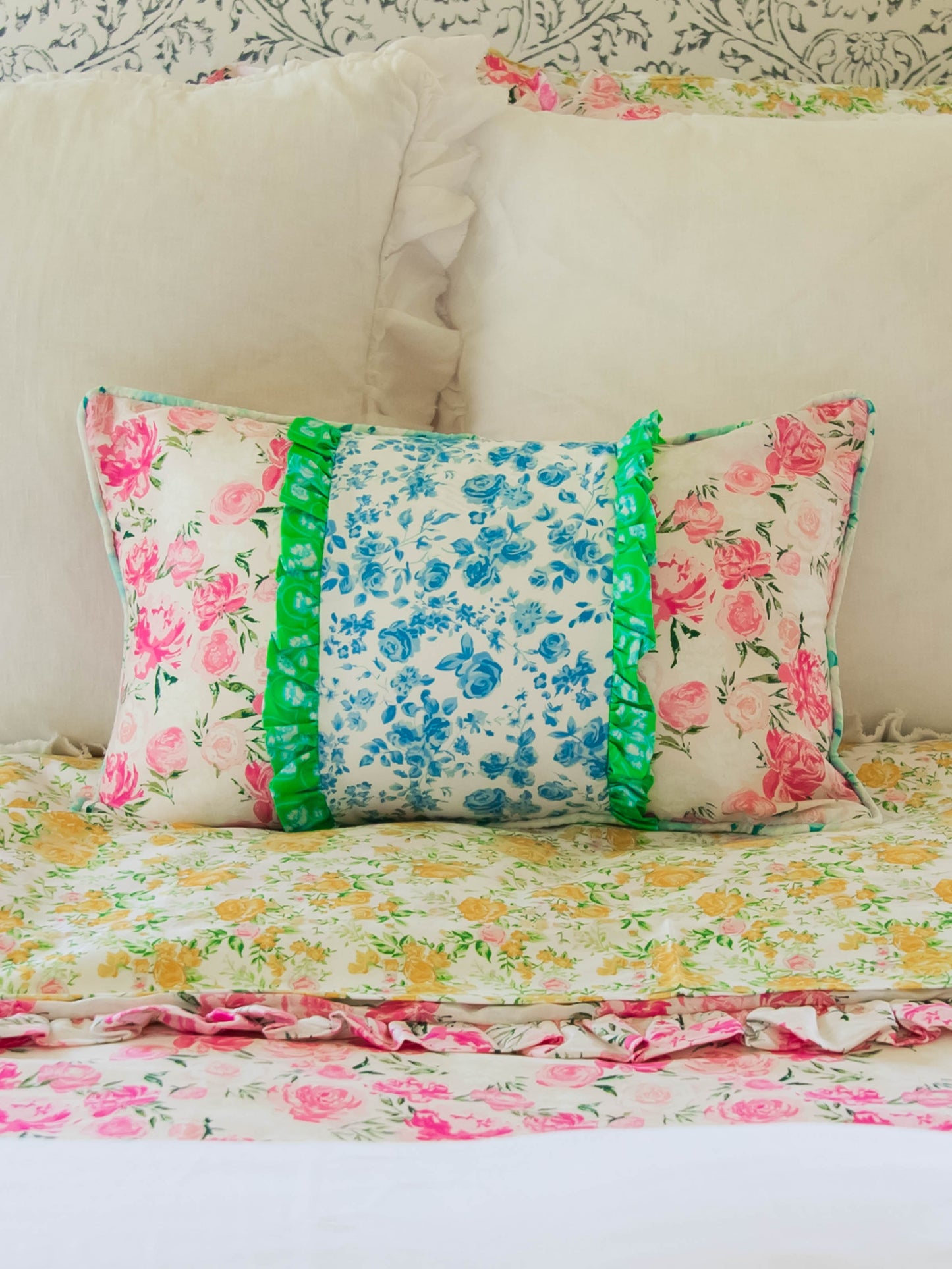 Boudoir Pillow Cover - Wild Rose Mix