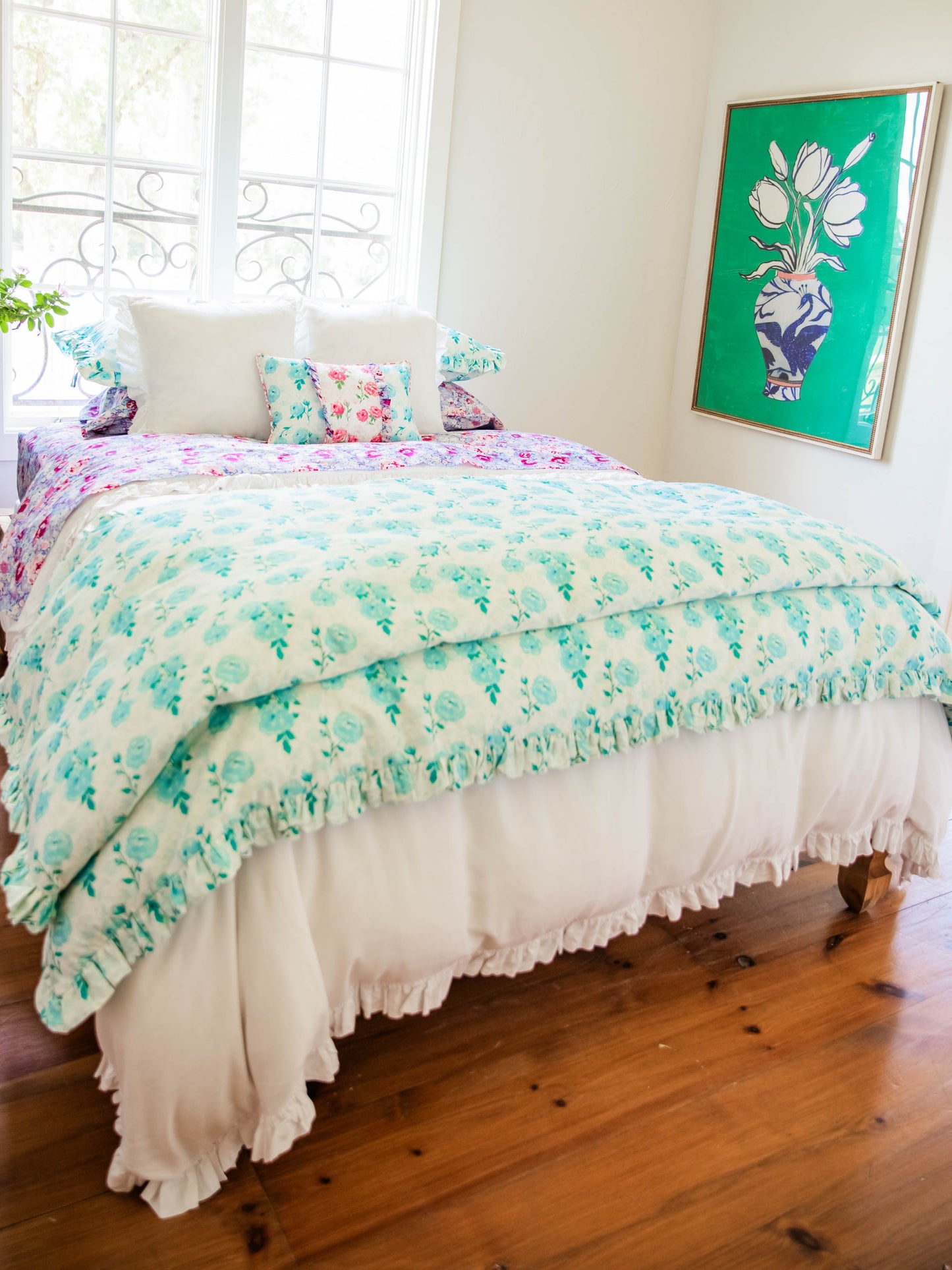 Duvet Cover + Sham(s) - Velvet Roses