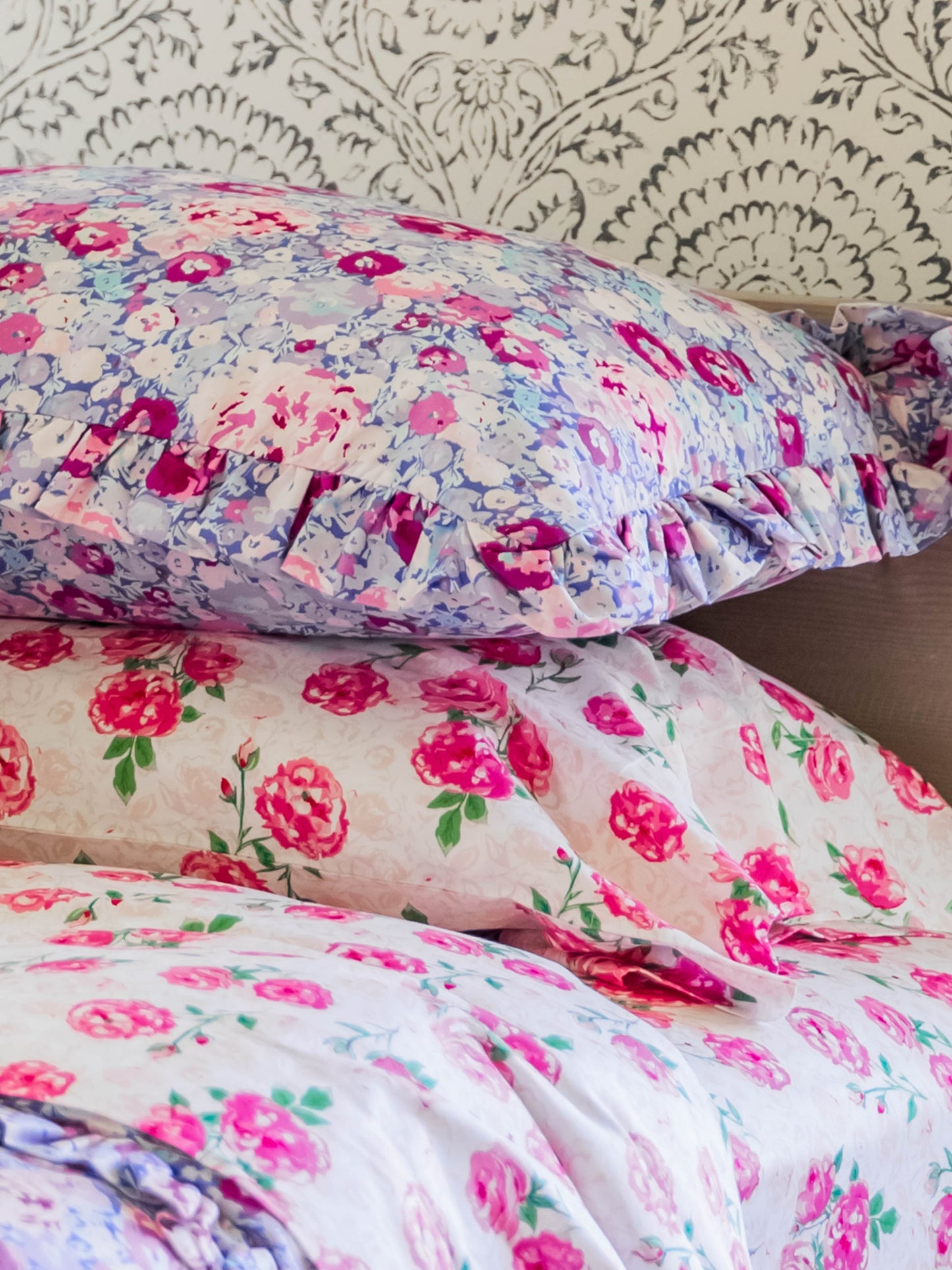 Sheet Set - Raspberry Roses