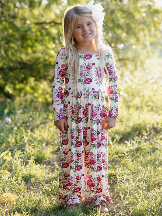 Leggy Romper - Autumn Flowers