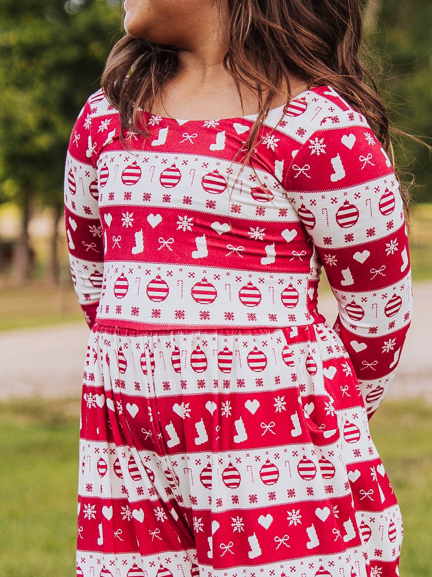 Leggy Romper - Ornaments and Bows