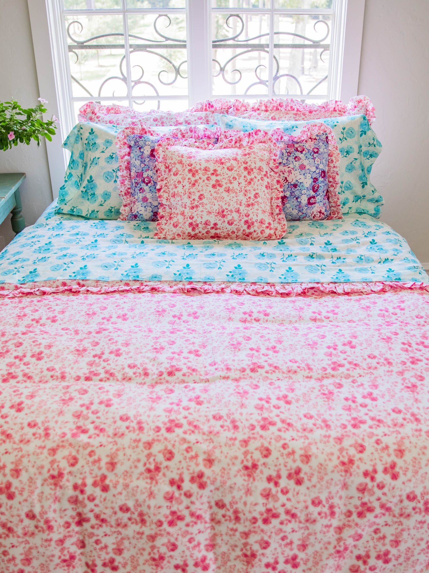 Duvet Cover + Sham(s) - Blooming Pinks