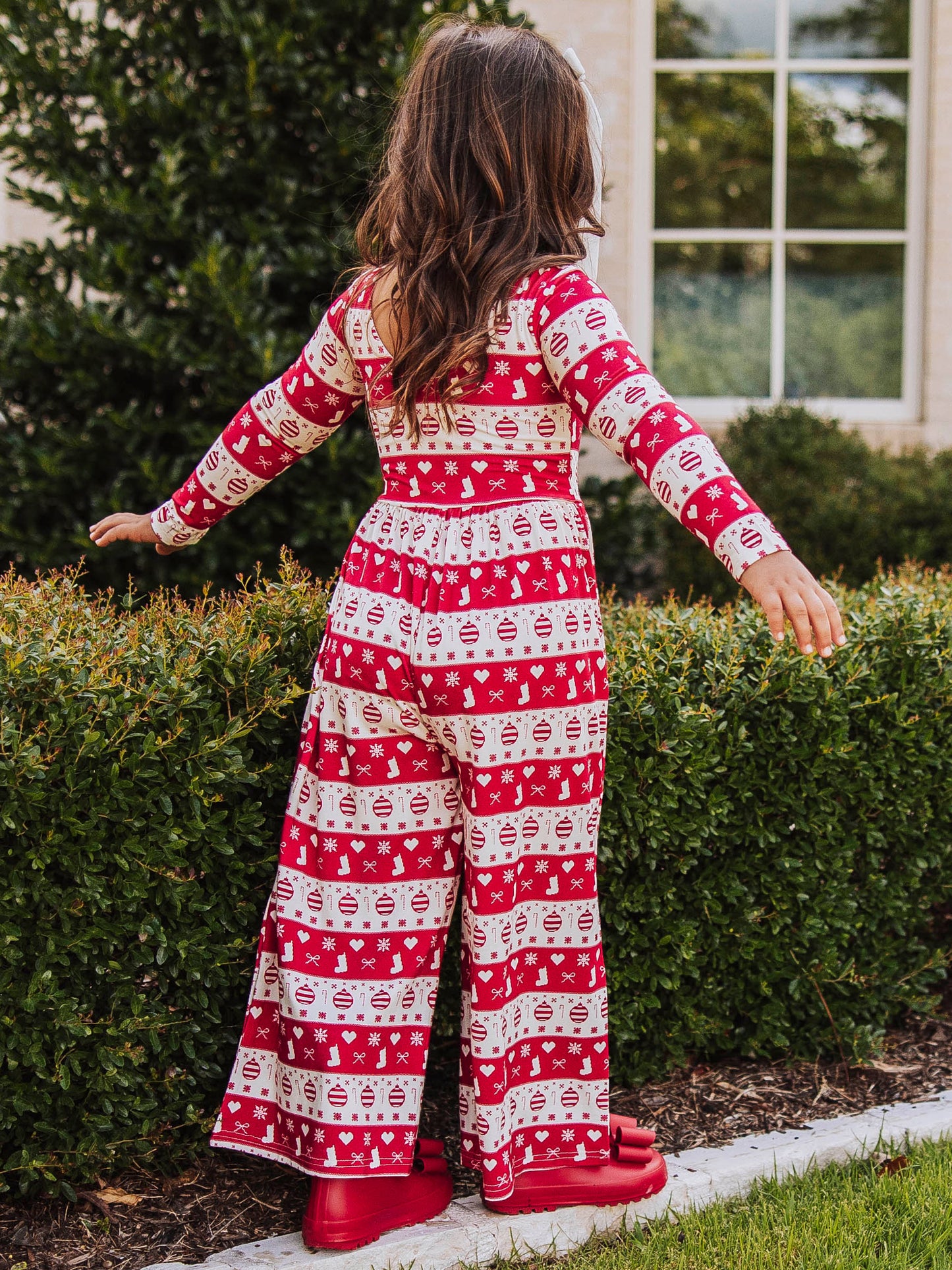 Leggy Romper - Ornaments and Bows