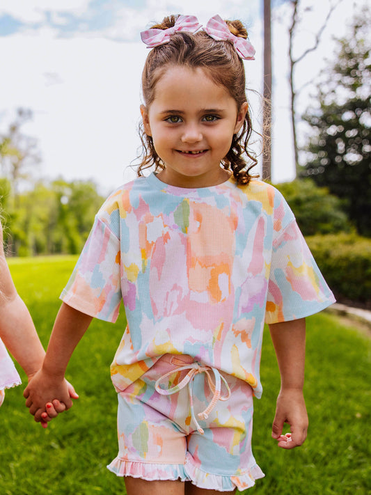 Ribbed Motion Set - Cotton Candy Splash
