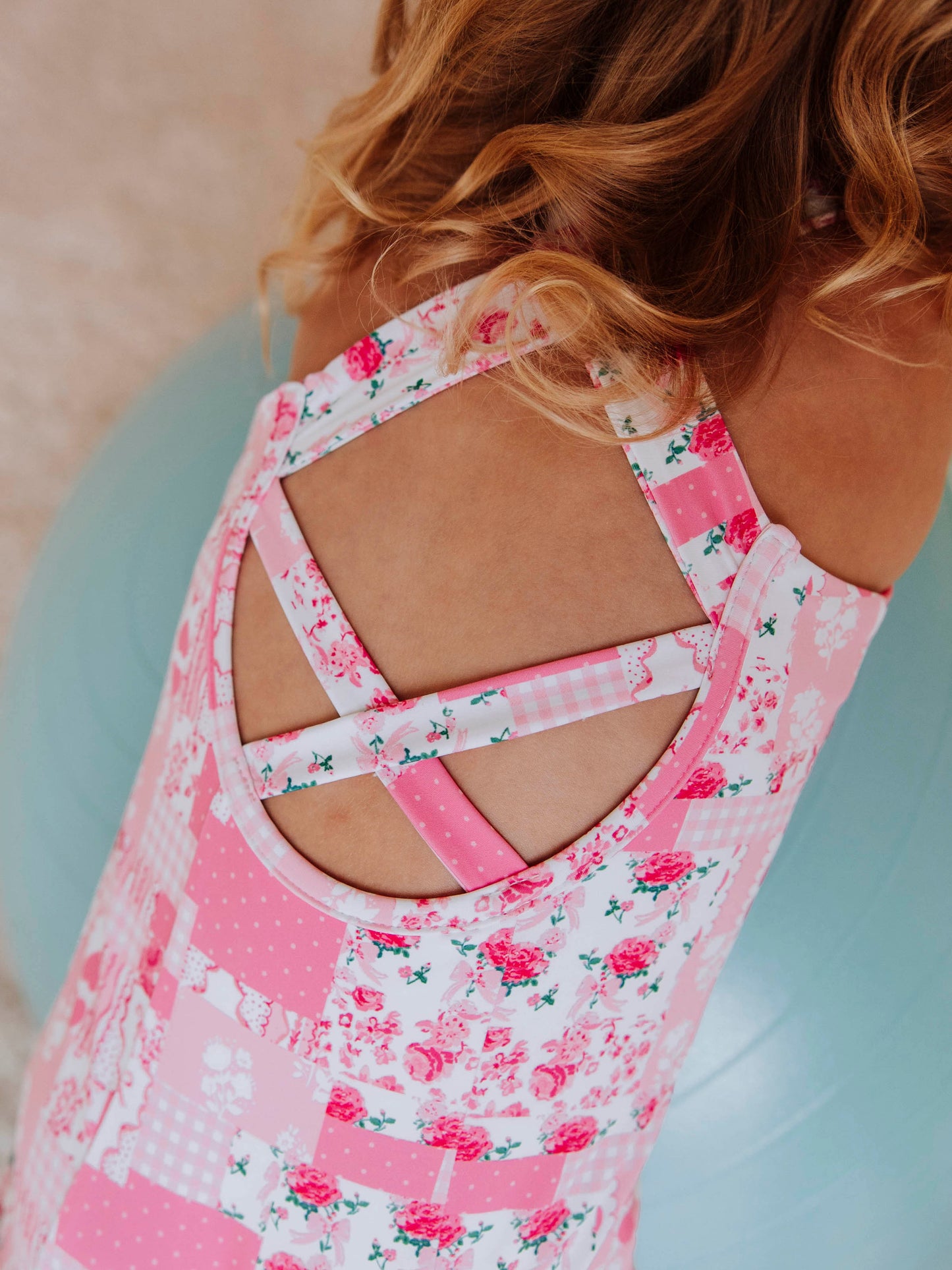 Strappy Leotard - Flower Patch Mix
