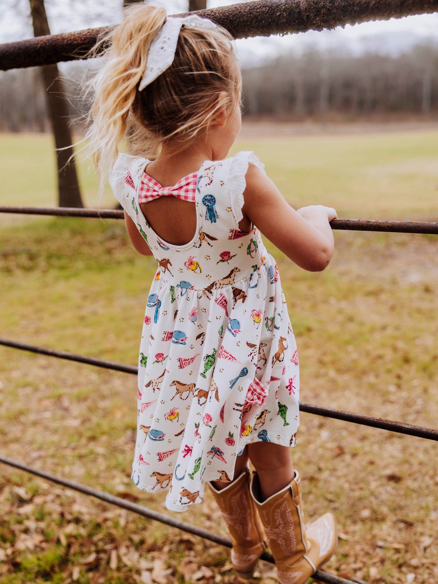 Flair Dress - Off to the Races