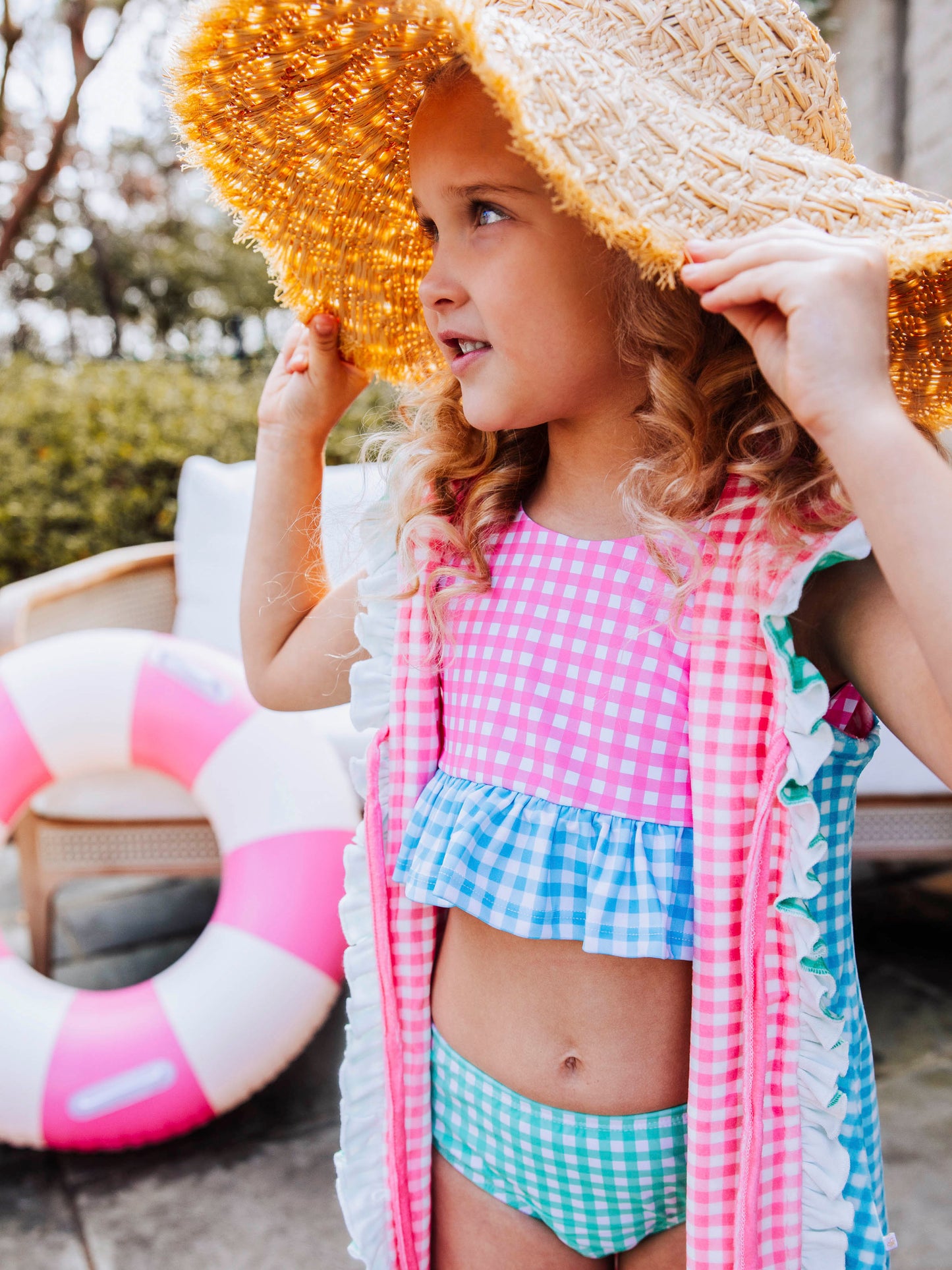 Classic Tankini - Gingham Mix
