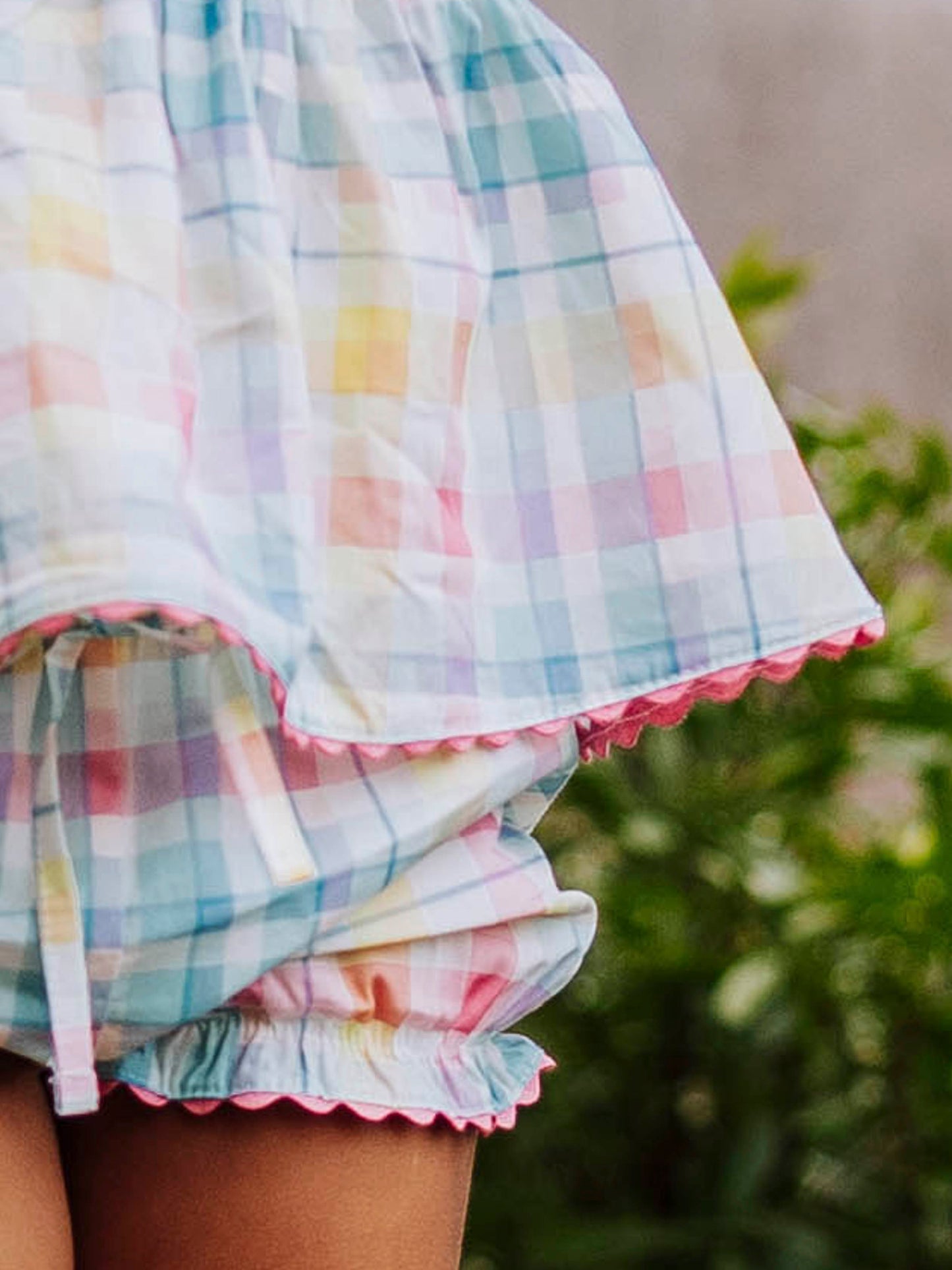 Ellie Tie Set - Sunny Day Plaid