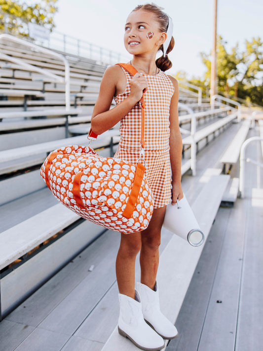 Everyday Duffle - Burnt Orange Blitz