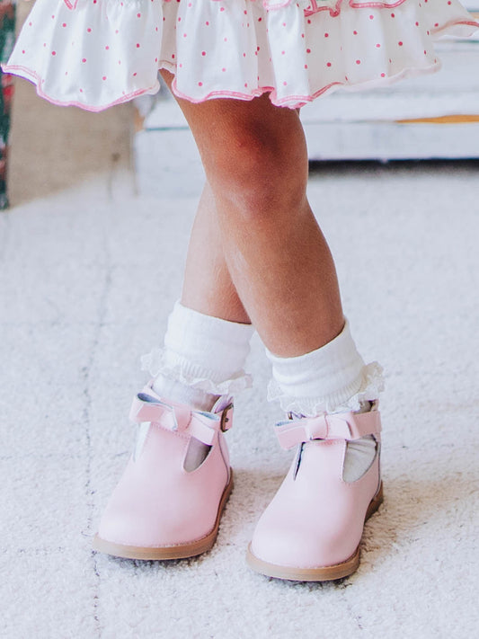 Buckle Strap Ankle Boot - Pink