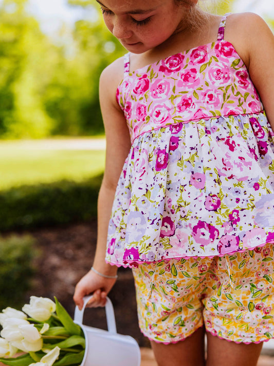 Ellie Tie Set - Covered in Roses Mix