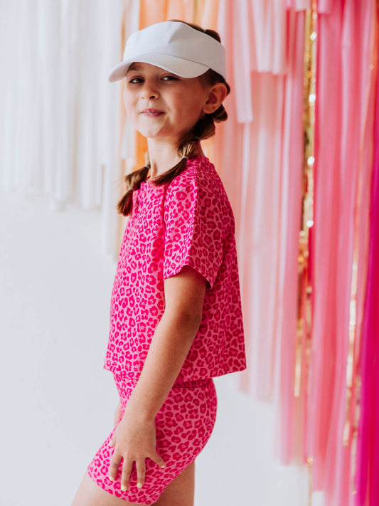 All in Motion Set - Pink Leopard