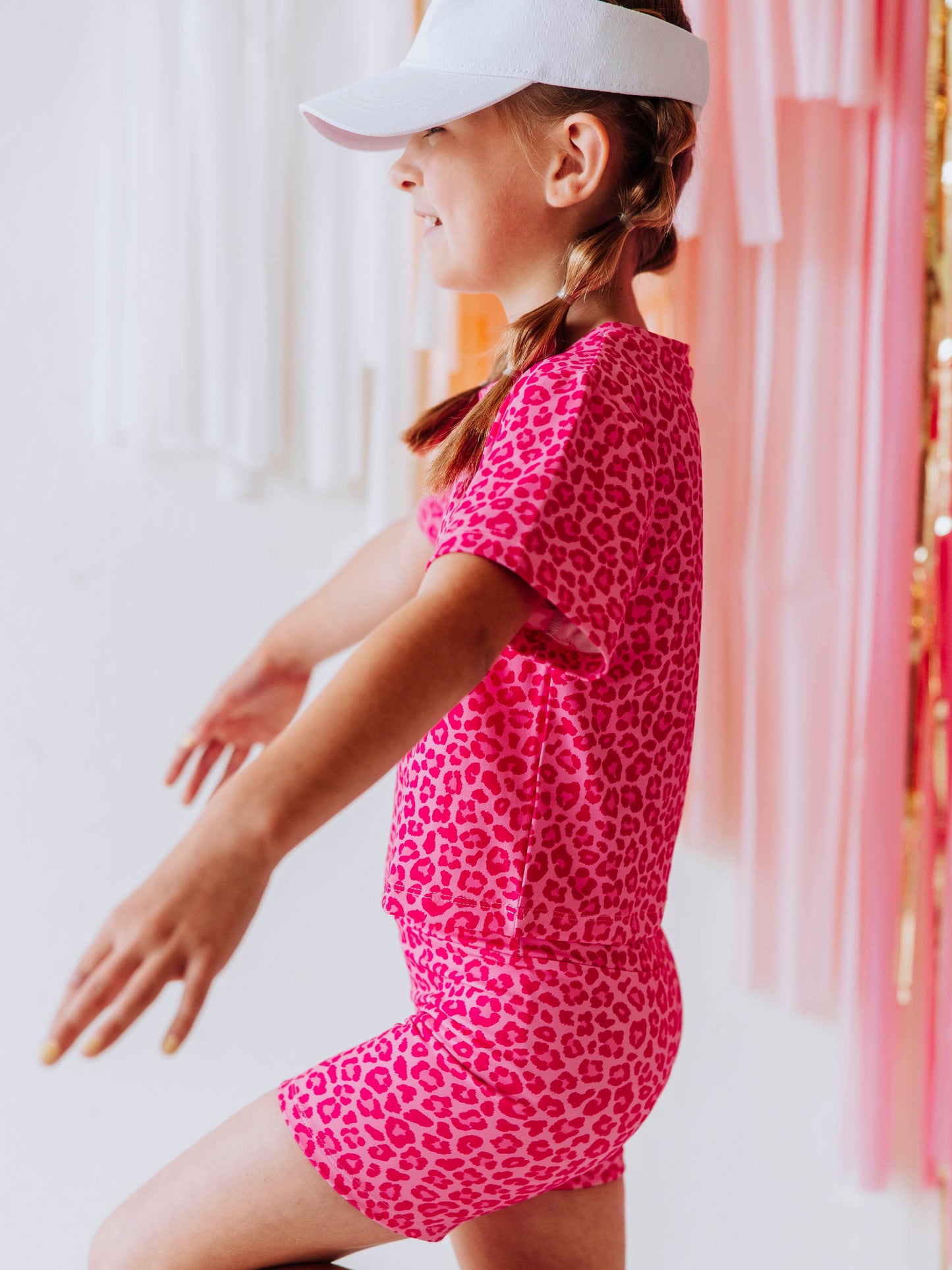All in Motion Set - Pink Leopard