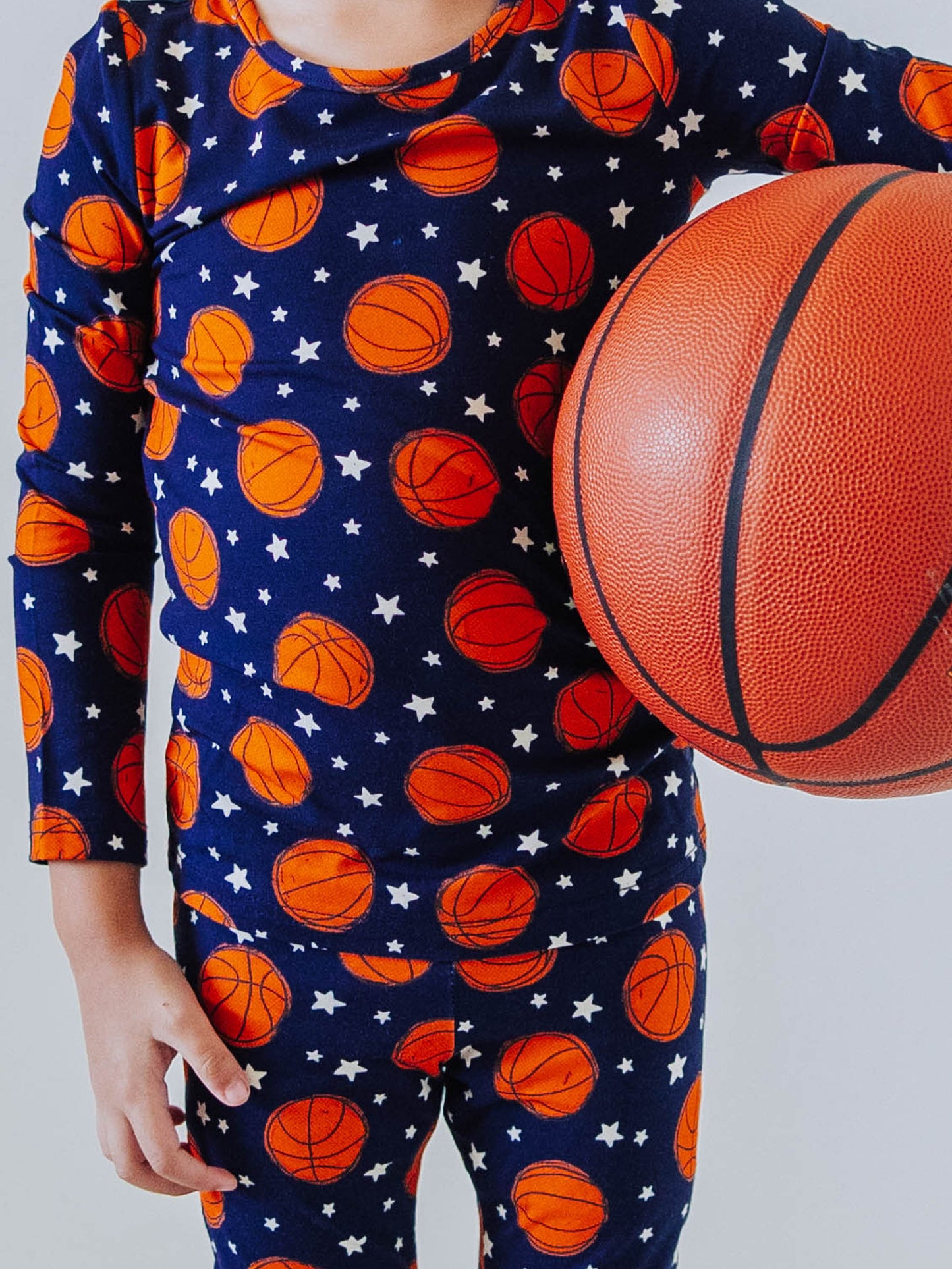 Cloud Fitted Pajamas - Basketball Allstars Navy