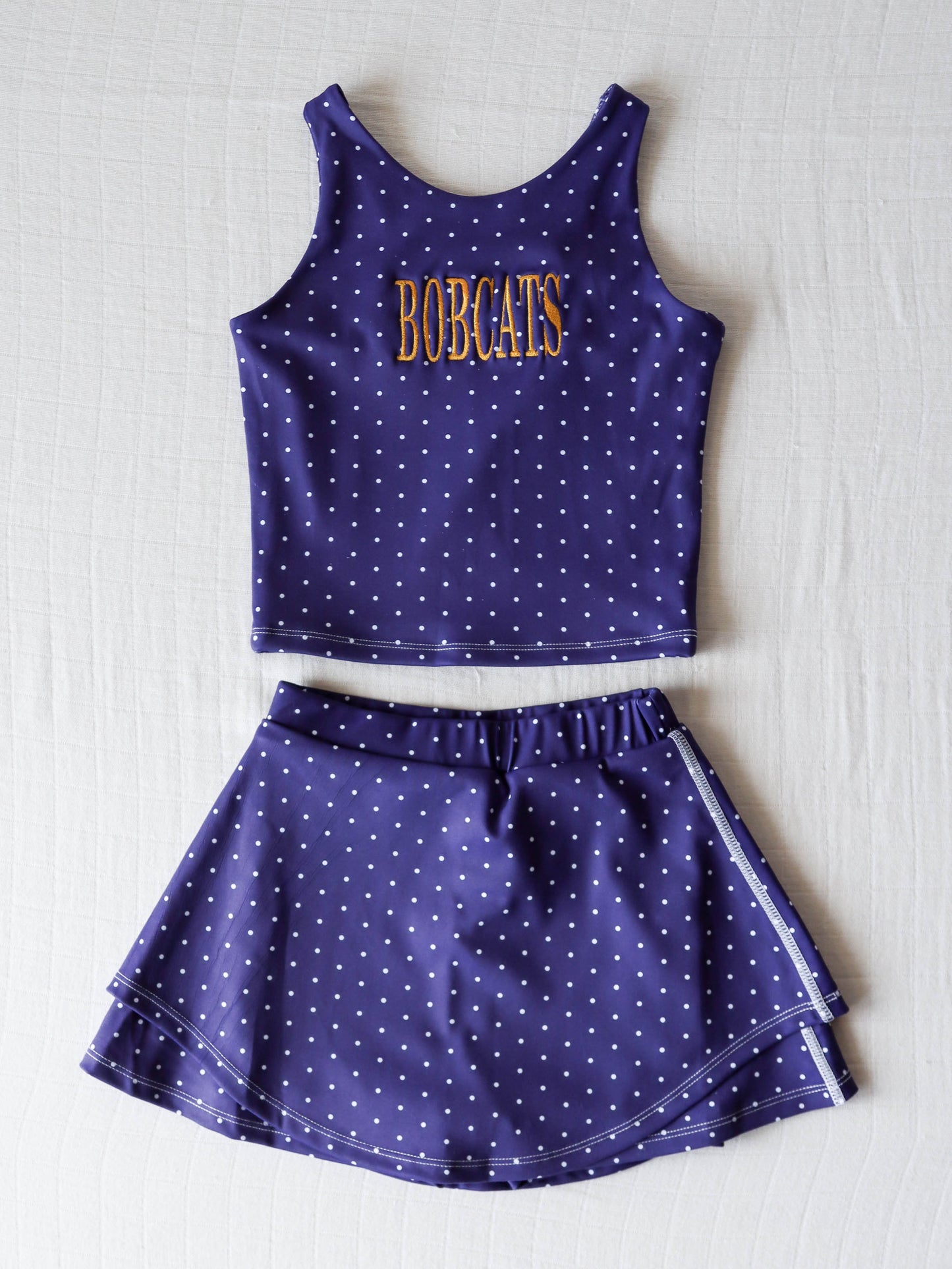 Active Skort Set - Indigo Dot