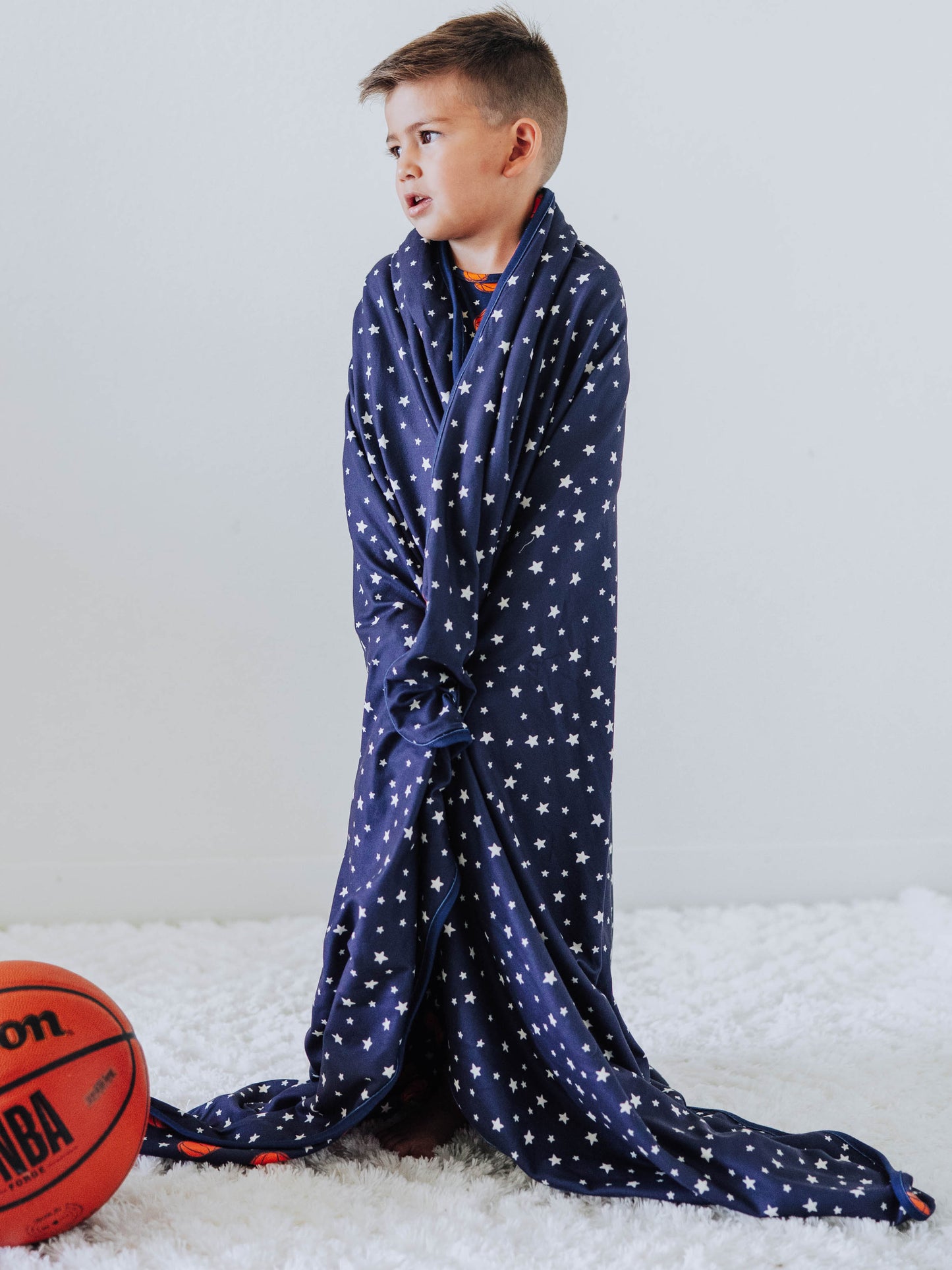 Dreamer Blanket - Basketball Allstars Navy