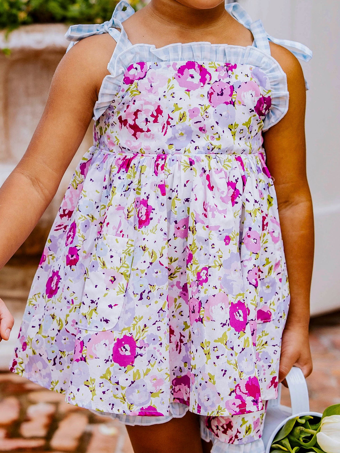Bonnie Tunic Set - Violet Carnations