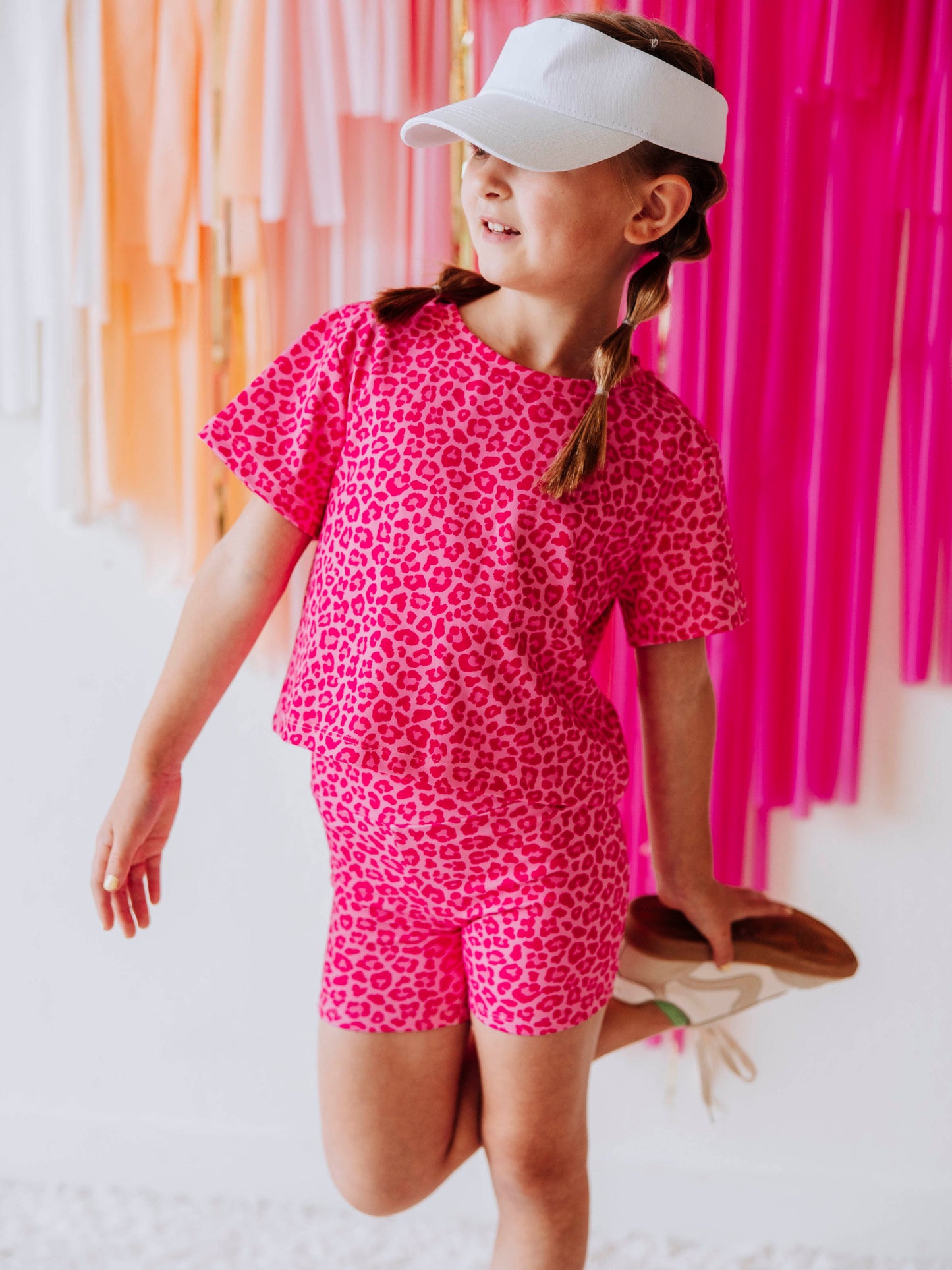 All in Motion Set - Pink Leopard