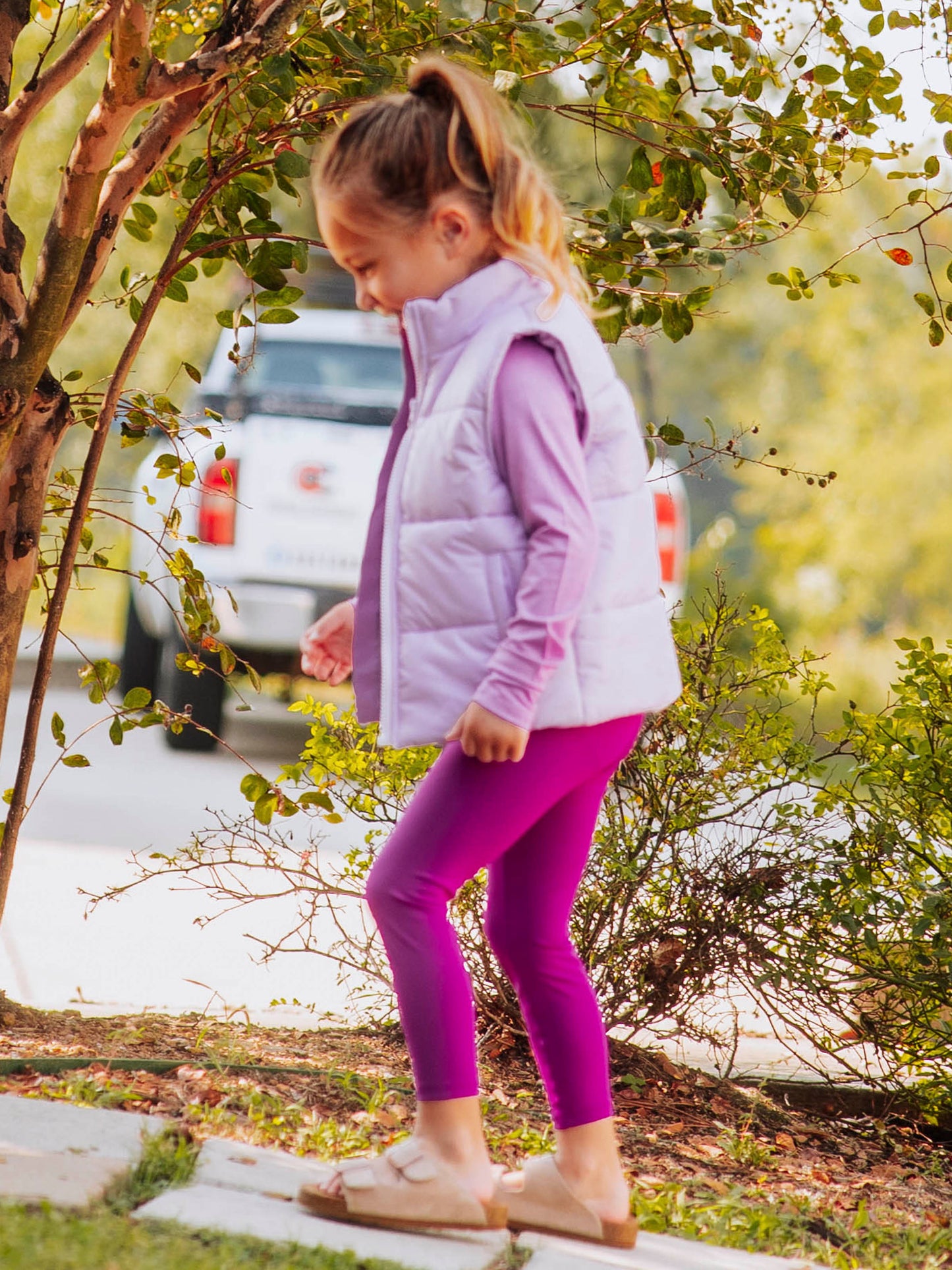 Performance Leggings - Fuchsia Purple