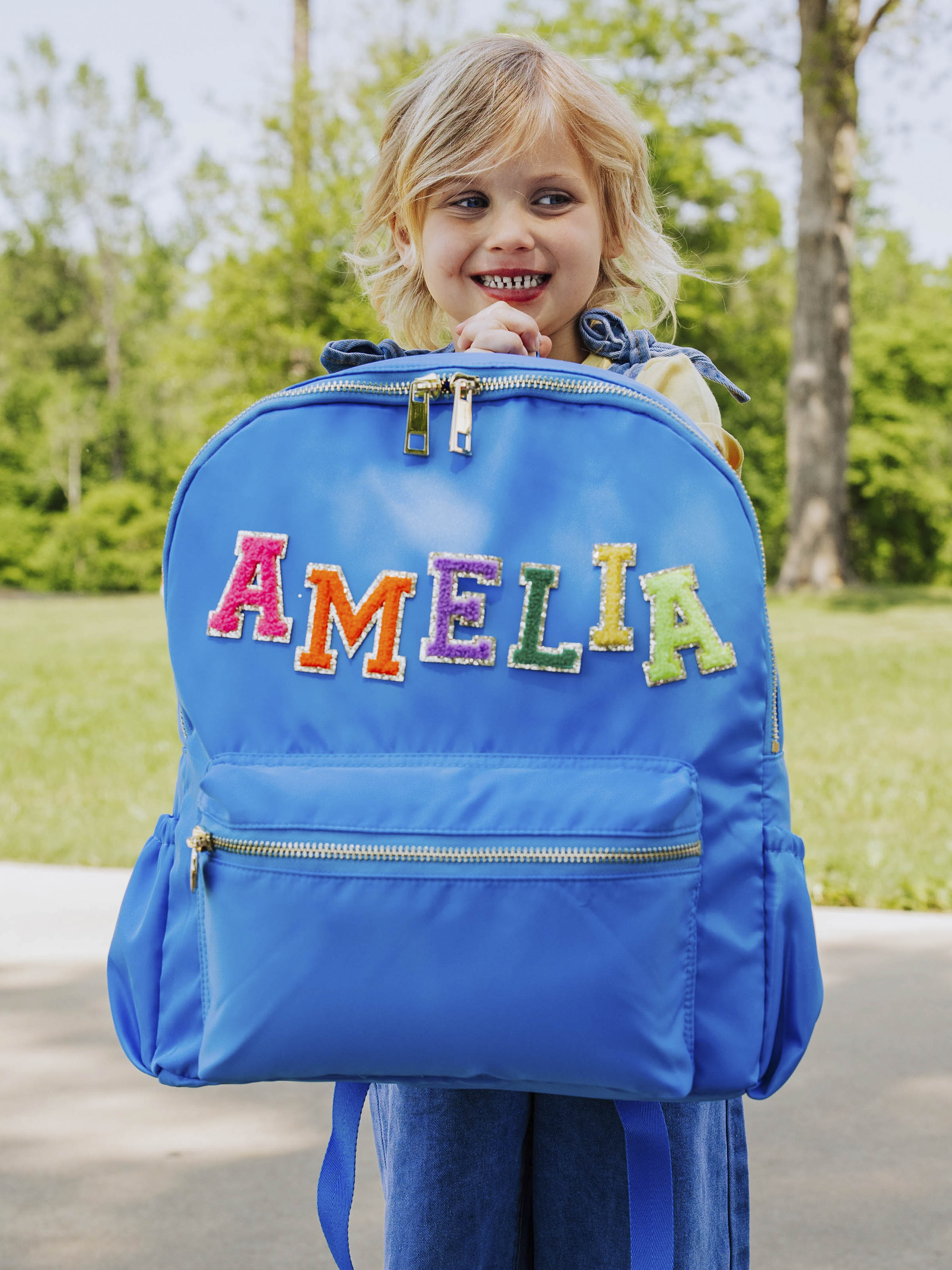 Retro Backpack - Glacial Blue - SweetHoney Clothing
