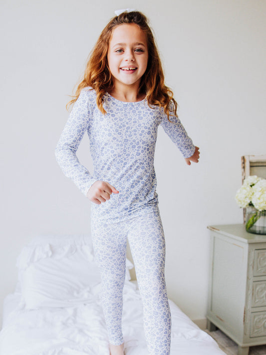 Cloud Fitted Pajamas - Lovely Petals