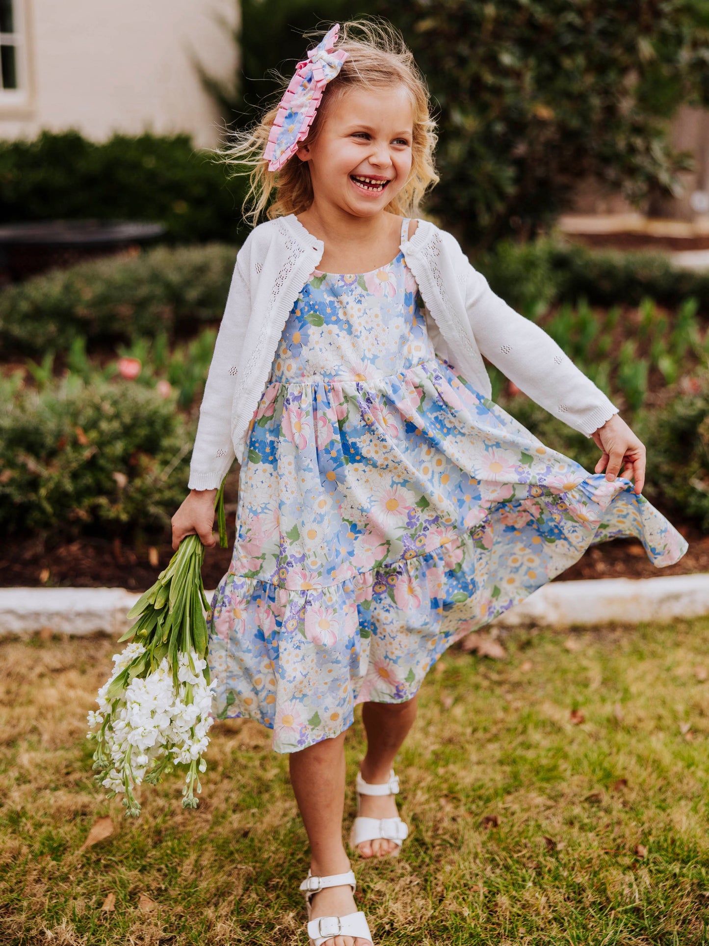 Smocked Sundress - Daisies and Blooms