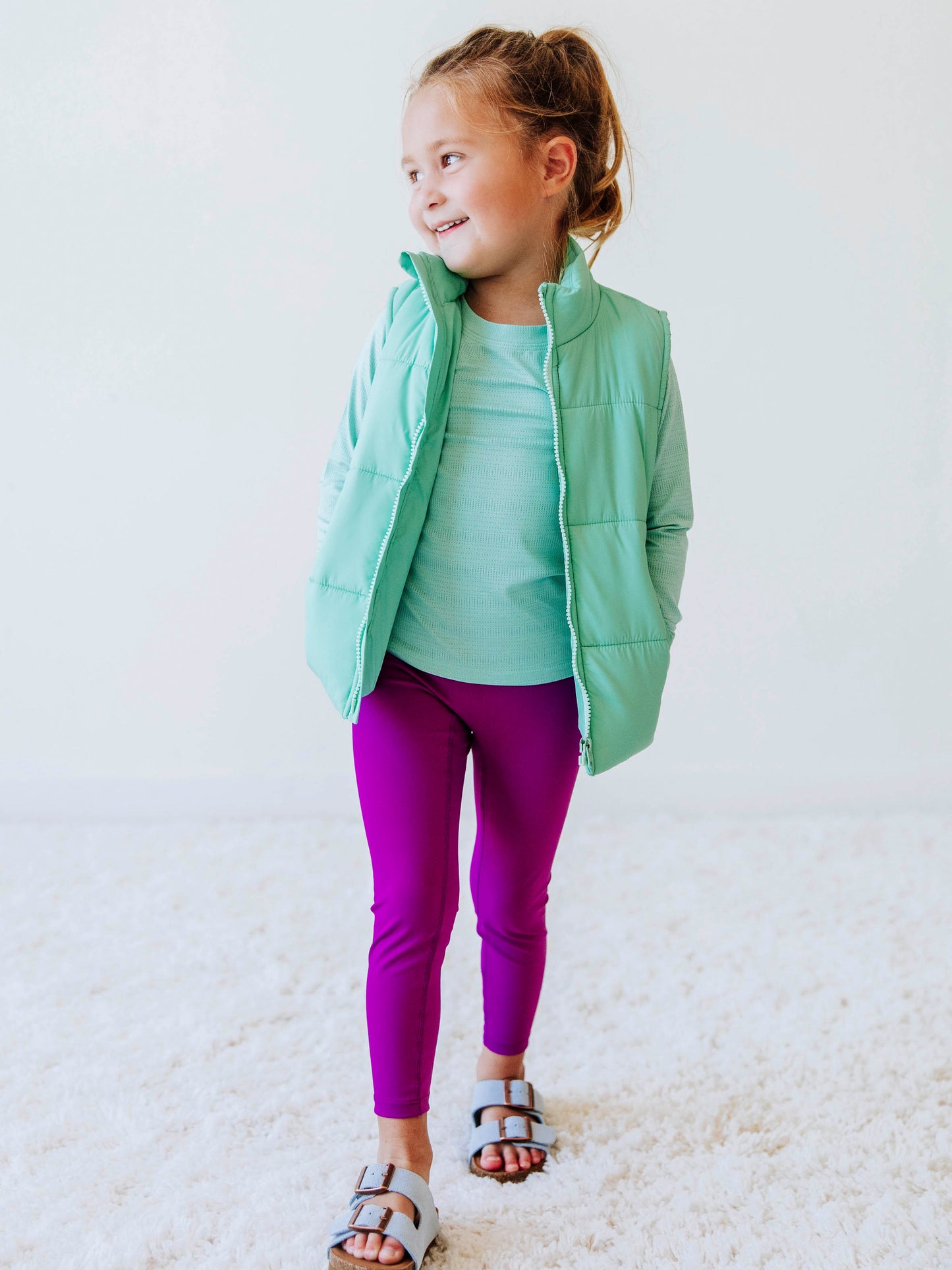 Puffer Vest - Seafoam