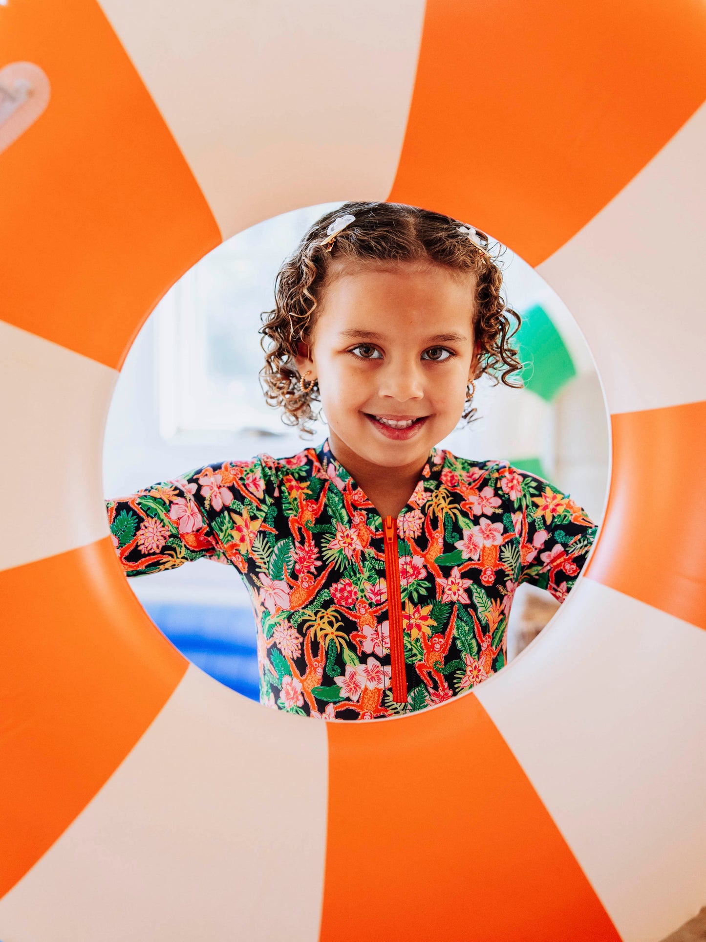 Solid Rash Guard - Tropical Monkeys