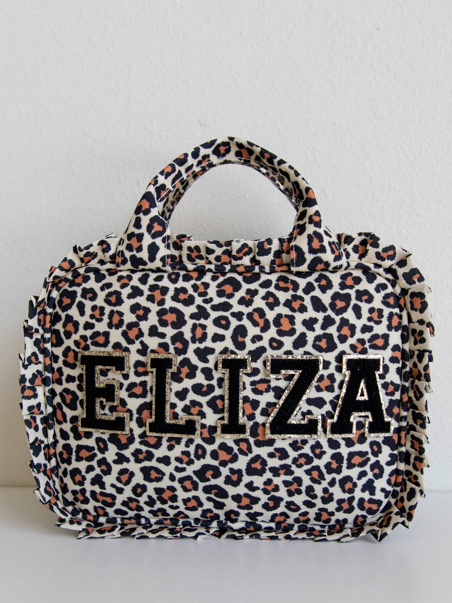 Ruffled Lunch Kit - Leopard