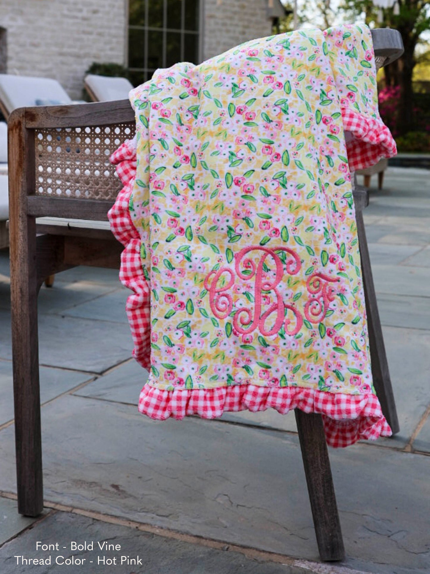Ruffled Towel - Happy Yellow