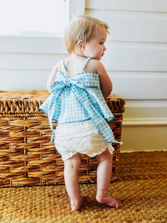 Denim Bloomers - White