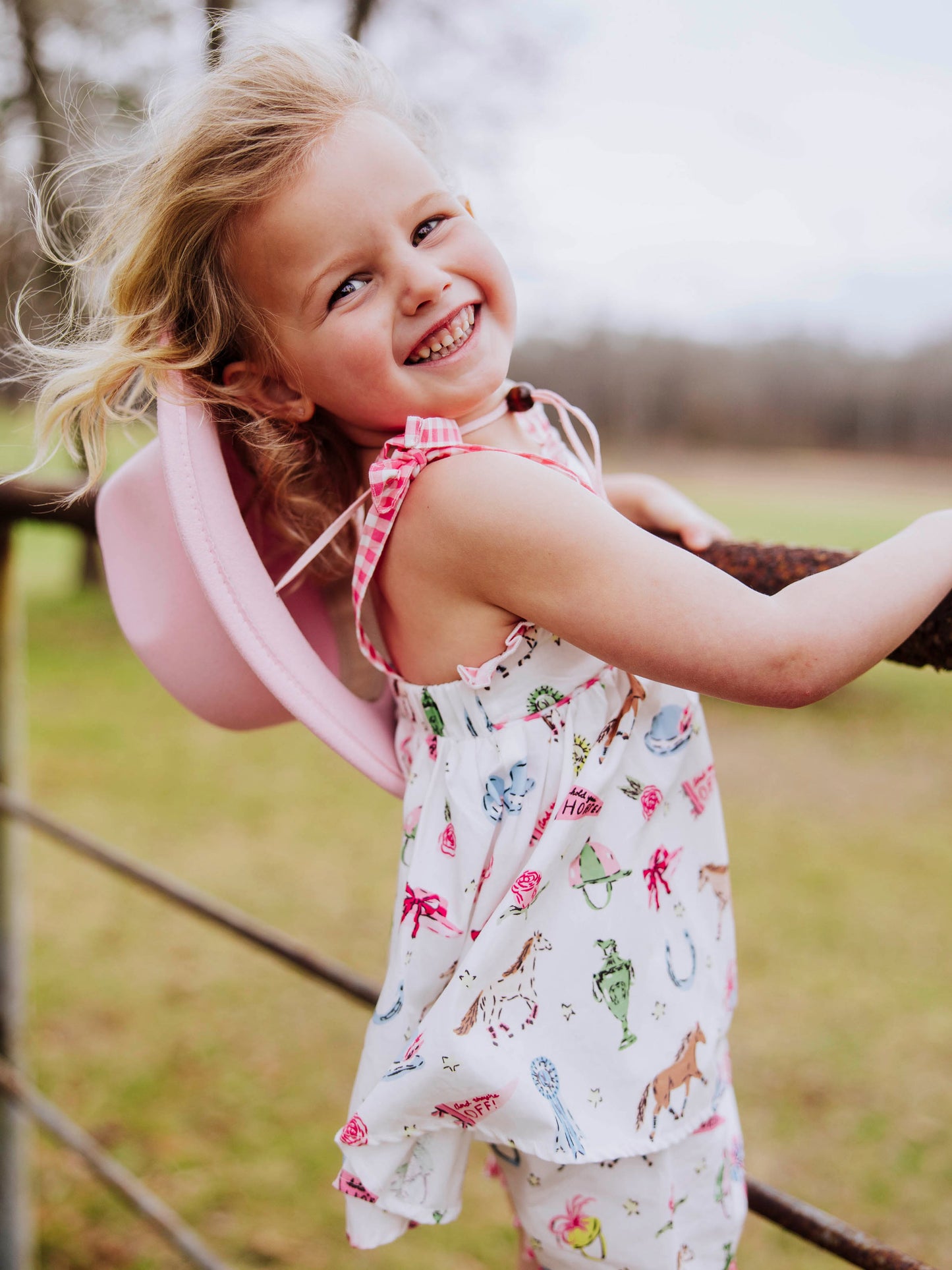 Bonnie Tunic Set - Off to the Races