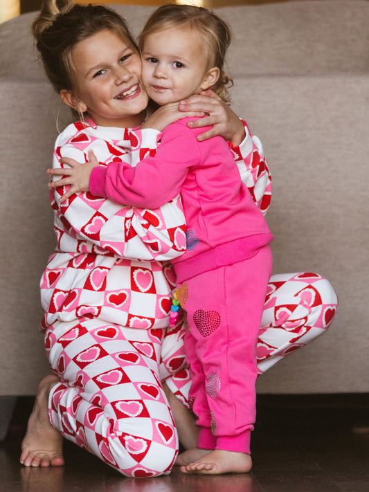 Sweatshirt Set - Hearts