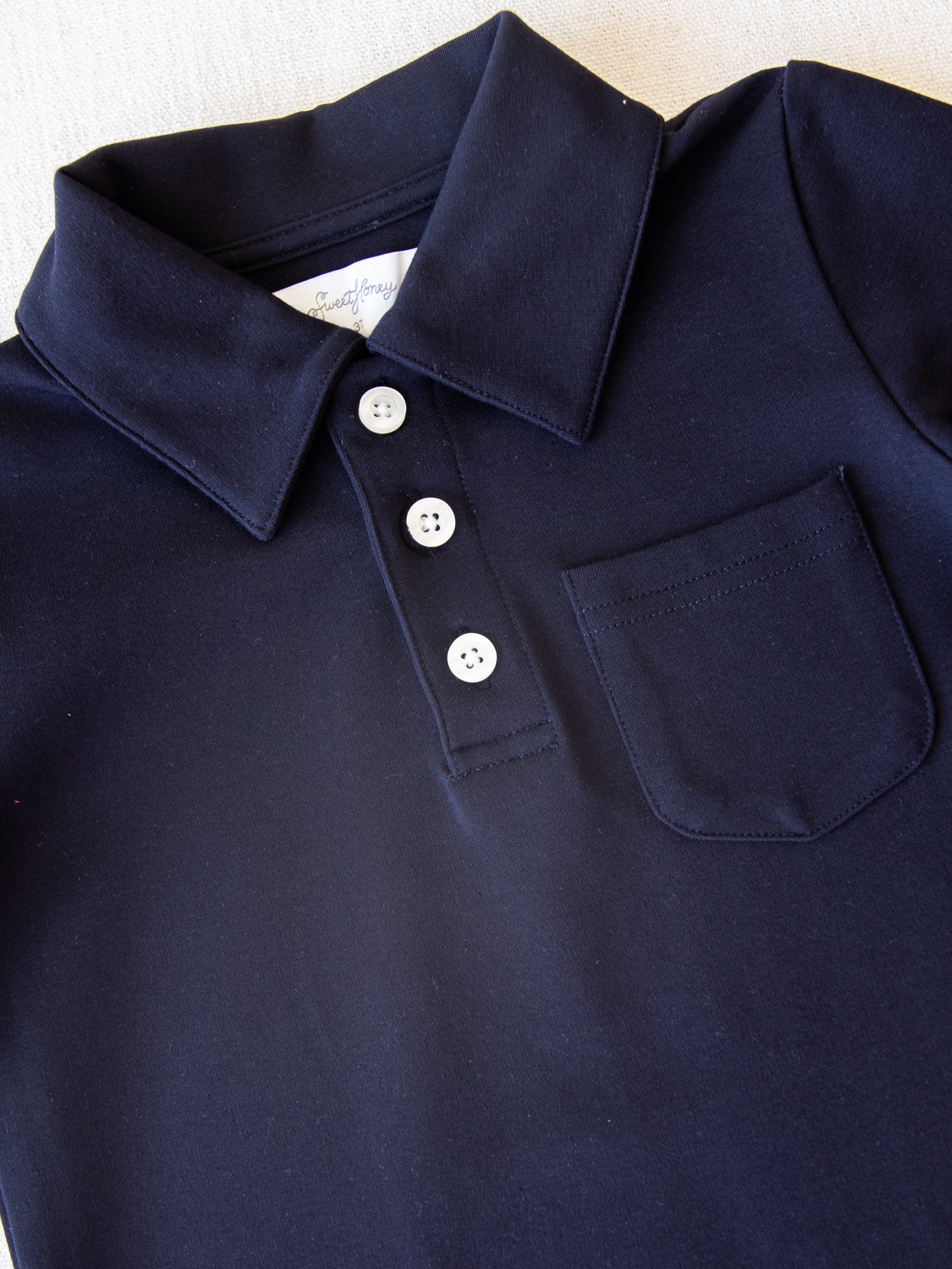 Polo Shirt - Night - SweetHoney Clothing Sky