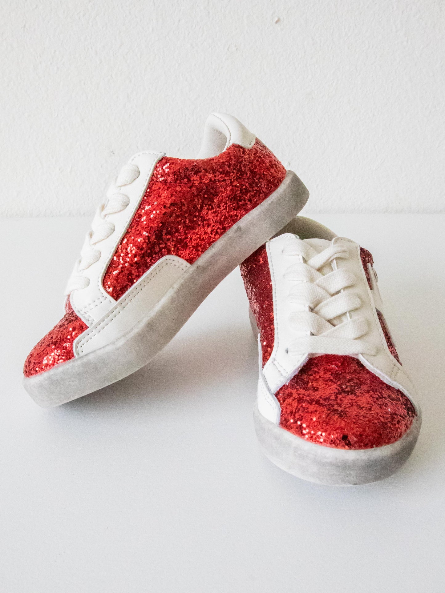 SweetHoney Sneakers - Red Sparkle