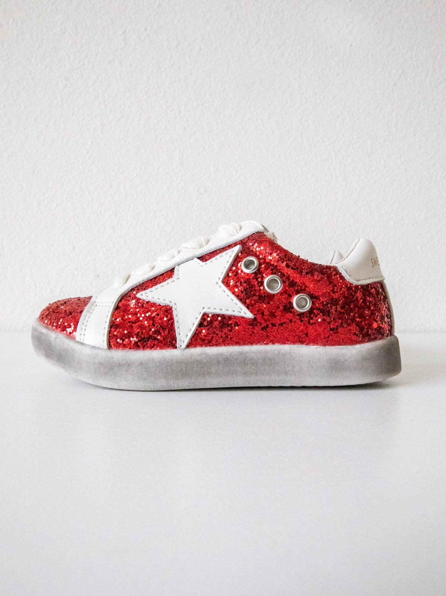 SweetHoney Sneakers - Red Sparkle