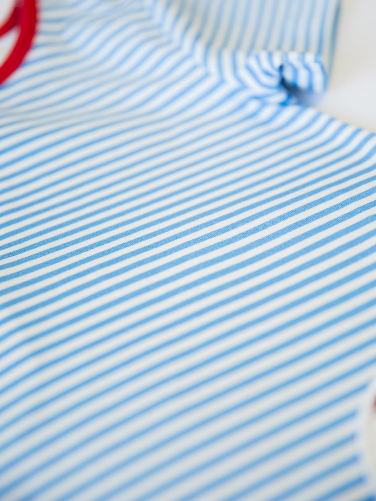 Swing Dress - Baseball Blue Stripes