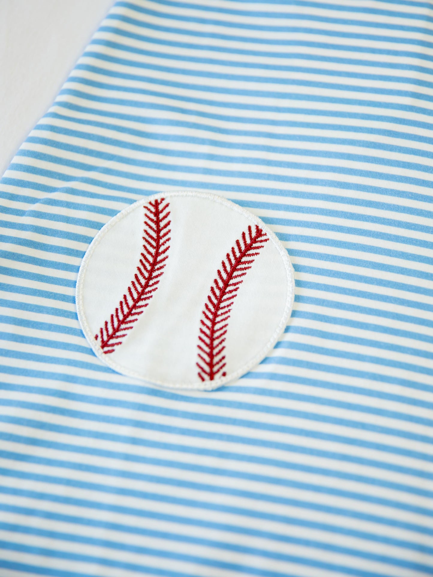 Swing Dress - Baseball Blue Stripes