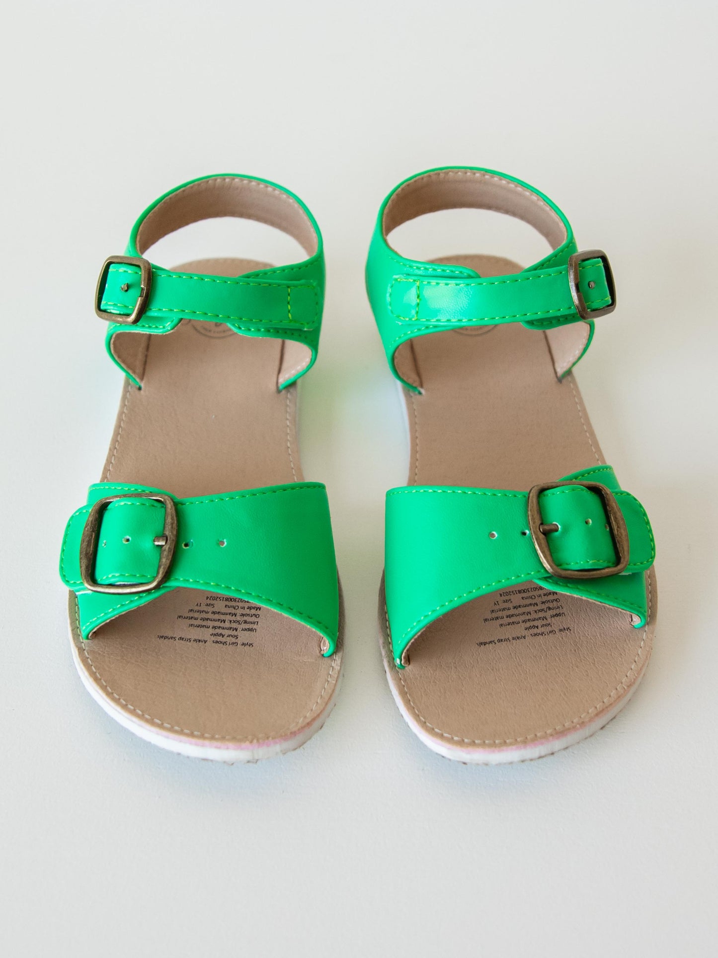 Ankle Strap Sandals - Sour Apple