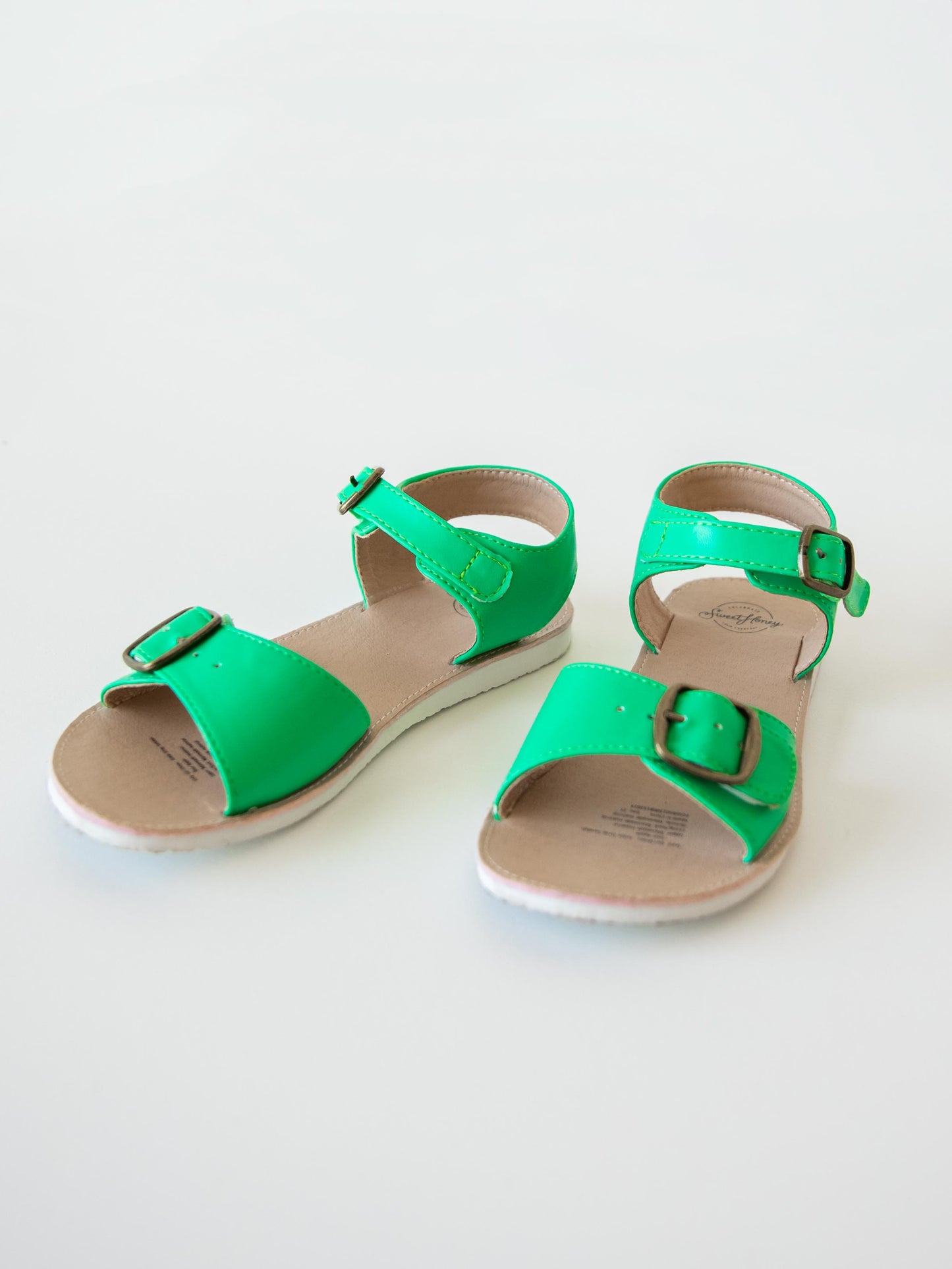 Ankle Strap Sandals - Sour Apple