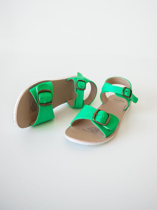 Ankle Strap Sandals - Sour Apple