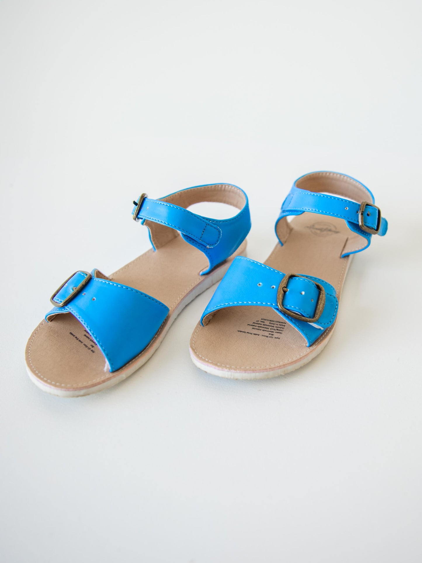 Ankle Strap Sandals - Blue