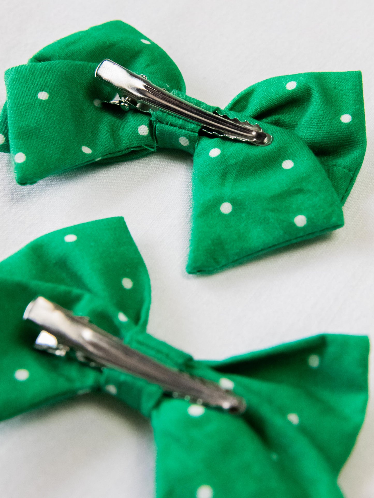 Bow Set Duo - Shamrock Dot