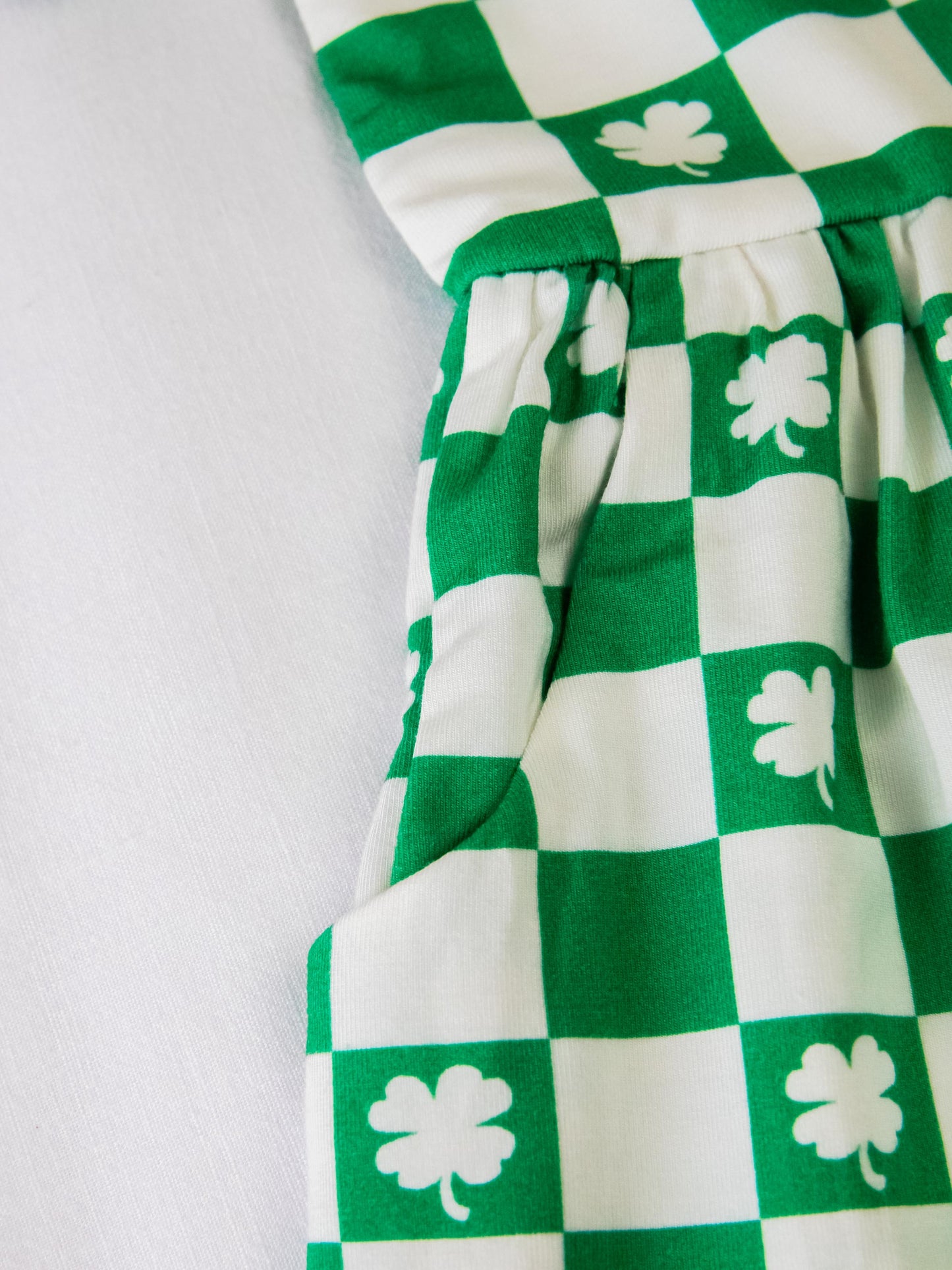 Leggy Romper - Shamrock Check