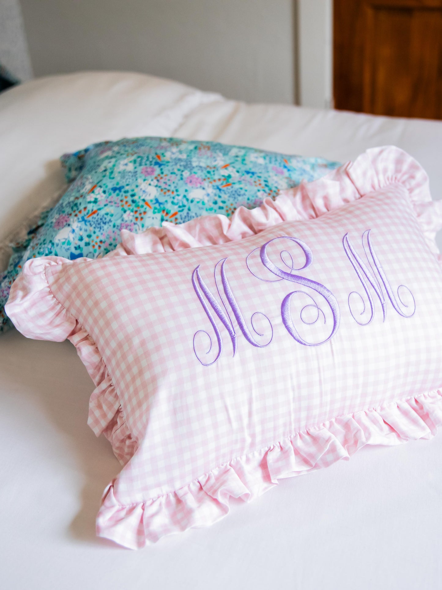 Boudoir Pillow Cover - Blissful Gingham