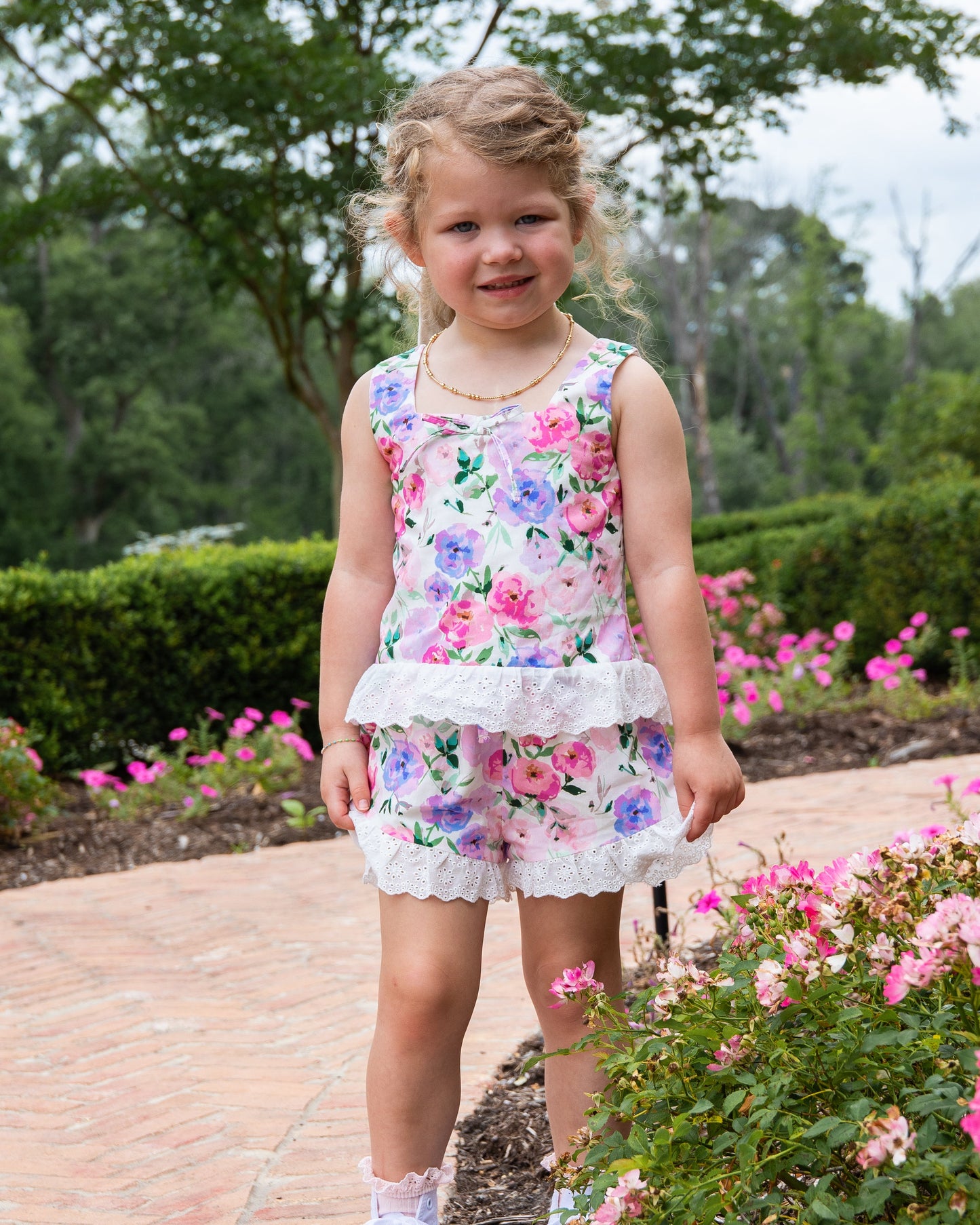 Lacy Tunic Set - Soft Bliss