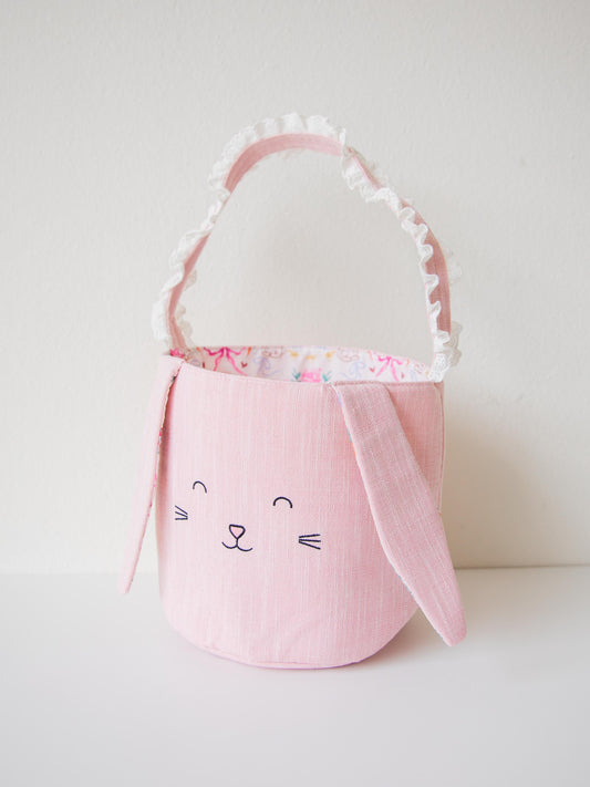 Bunny Basket - Sweet Bunny Pink