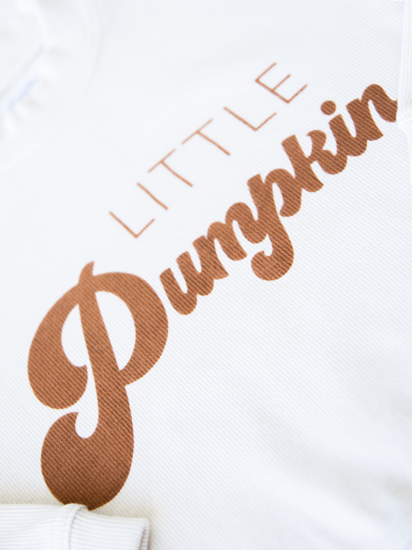 Ribbed Sweatshirt - Little Pumpkin Spice