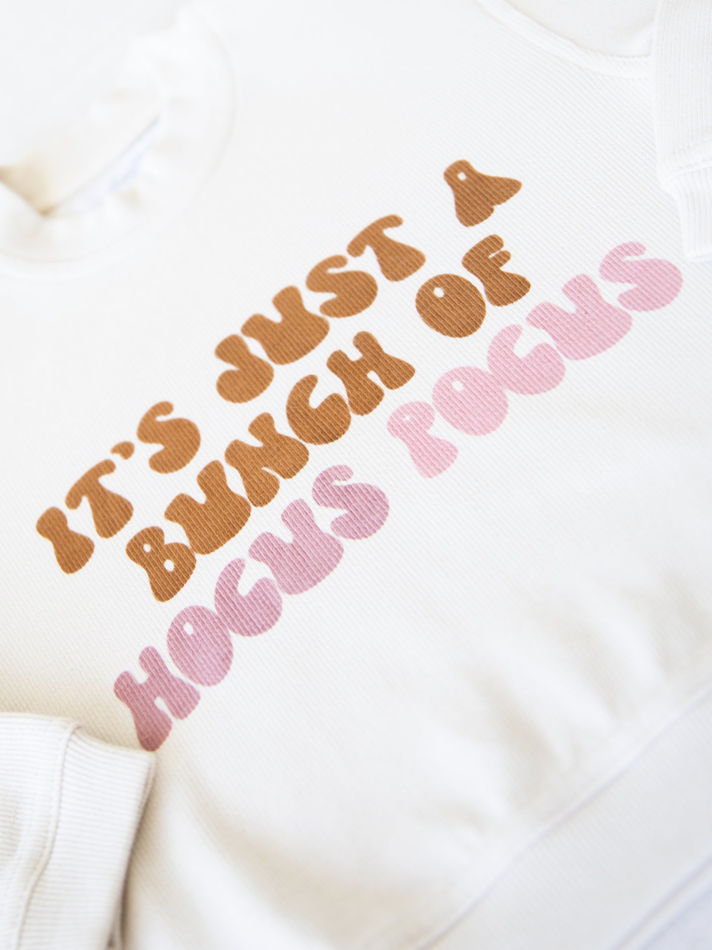 Ribbed Sweatshirt - Bunch of Hocus Pocus