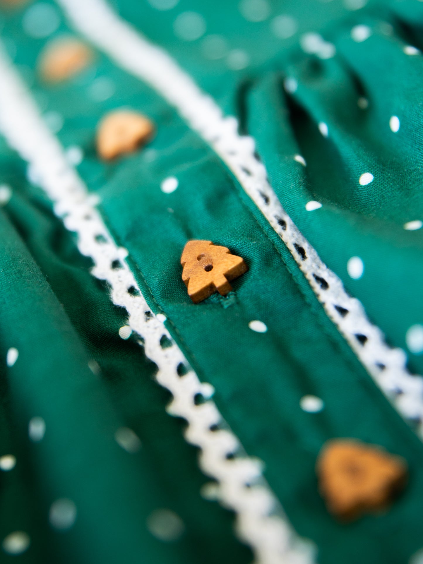 Goldie Dress - Wintergreen Dotty